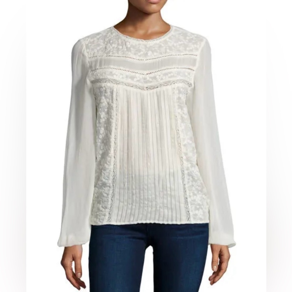French Connection Ivory “Lille” Blouse.  Size 2.  Gorgeous!